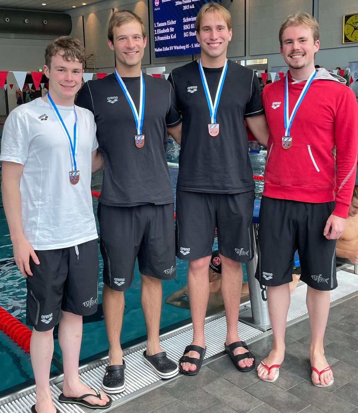 Du betrachtest gerade Bronze für Schwimmer-Staffel bei den Bayerischen Kurzbahnmeisterschaften